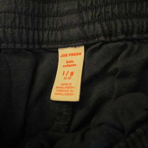 Joe Fresh Kids Navy Indigo Elastic Waist Pull-On Shorts Size L 10-12 - Picture 2 of 2